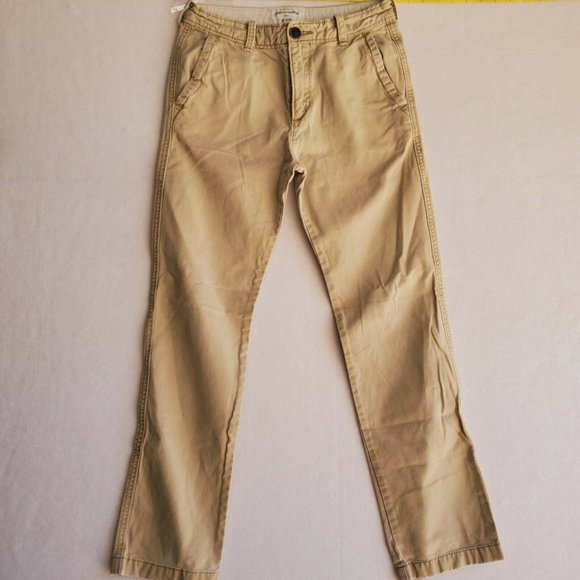 Abercrombie Slim Fie Size 6 Beige Khaki 